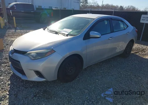 2016 Toyota Corolla Le из США, поврежденный, VIN 2T1BURHE4GC627785